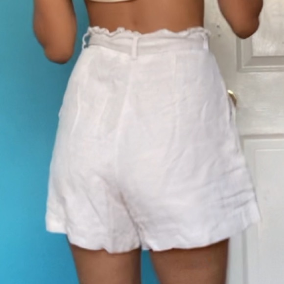 High Waist Khaki Shorts - Picture 4 of 7